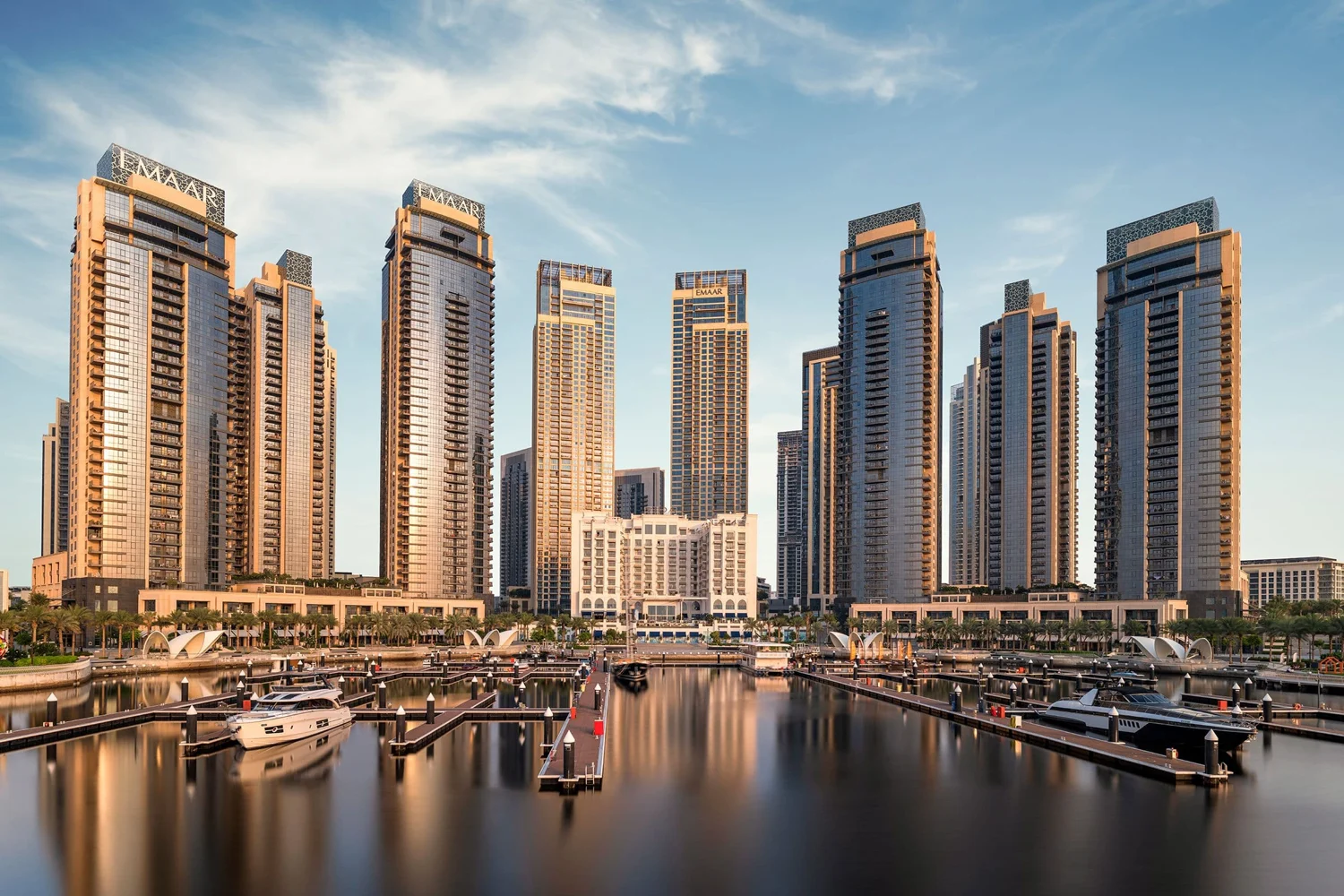 Dubai Creek Harbour — Creek marina & community skyline